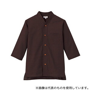 サーヴォ(旧サンペックスイスト) JT1256 七分袖 ショップコート エンジ L