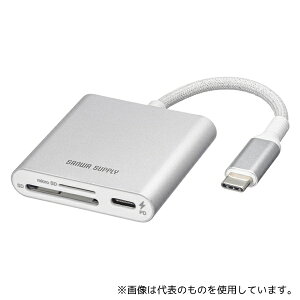 �T�����T�v���C ADR-5TCSDPW USB PD�[�d�Ή� Type-C�J�[�h���[�_�[