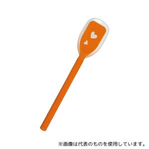 岡部洋食器製作所 SS-93 シリコンソフトスプーン 大 オレンジ