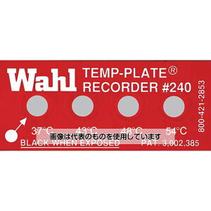 Wahl�@instruments �e���v�E�v���[�g 44mm×19mm 4�_�\�� 10���� 240-037 �����F1�P�[�X(10����)