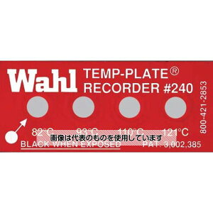 Wahl�@instruments �e���v�E�v���[�g 44mm×19mm 4�_�\�� 10���� 240-082 1�P�[�X(10����)