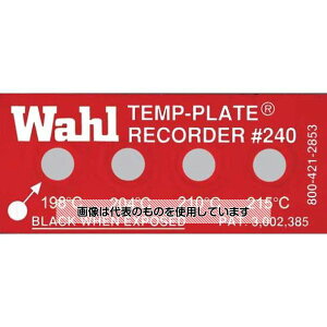 Wahl�@instruments �e���v�E�v���[�g 44mm×19mm 4�_�\�� 10���� 240-198 1�P�[�X(10����)