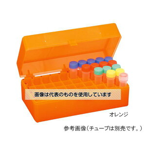 WATSON チューブラック 1.5/2.0mlチューブ用 50穴 ナチュラル 2572-502N 入数:1個