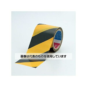 ユニット 手でカットできるトラテープ 黄/黒 864-67 入数:1巻