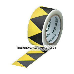 トラスコ中山 ギザギザクロステープ 50mm×25m 黄黒 GZC-5025YB 入数:1巻