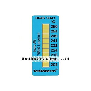 テストー(Testo) サーモシール +204 〜 +260 ℃ (10枚) 0646 3341 1個