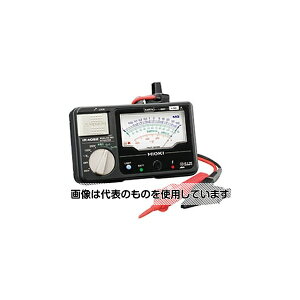 日置電機 アナログメグオームハイテスタ 500V/100MΩ 3レンジ(スイッチ付きリード附属) IR4082-11 入数:1個