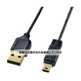 サンワサプライ 1.0mミニUSBケーブル(A-ミニB5pin/2.0対応) EA764AJ-182A 入数：1個