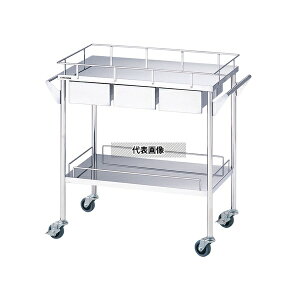 �i�r�X(�A�Y����) SW-2HS �X�e�����X�O���[���J�[�g(�É��^�C�v) 2�i ���o�t(3��) 870×450×835mm