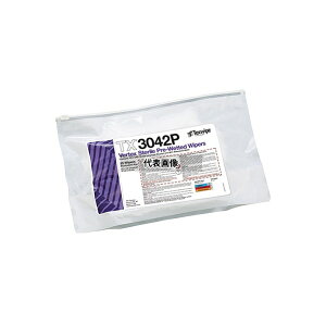 �e�b�N�X���C�v(Texwipe) TX3042P �ŋۍς݃v���E�F�b�g���C�p�[ Sterile Vertex(R) 310×310mm IPA 1��(25����)