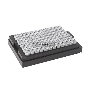 �A�Y����(AS ONE) 96well format�pExternal Screw Cap �L�����A�� ���F MP53755 1��(96�L���b�v×10�Z�b�g����)