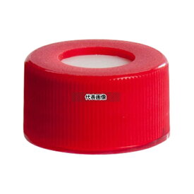 Quality Environmental Containers 1BT24-414ROT TOCバイアル瓶用 赤キャップ(セプタム付)100個入