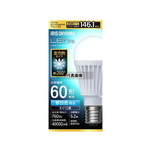 �A�C���X�I�[���} LDA5N-G-E17/W-6T9 LED�d�� E17 �S���� 60�`���� �����F