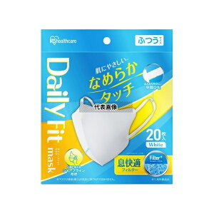 �A�C���X�I�[���} RN-DH20SW DAILY FIT MASK �Ȃ߂炩�^�b�` ���̂ӂ��T�C�Y 20���� �z���C�g