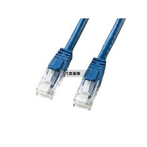 �A�Y����(AS ONE) 20 m LAN�P�[�u��(CAT6/�ߐ܂�h�~/�u���[) EA764BB-269A �����F1�{