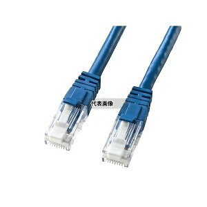 �A�Y����(AS ONE) 50 m LAN�P�[�u��(CAT6/�ߐ܂�h�~/�u���[) EA764BB-272A �����F1�{