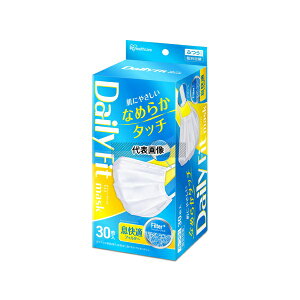�A�C���X�I�[���} PK-DH30MW DAILY FIT MASK �Ȃ߂炩�^�b�`�ӂ��T�C�Y 30���� �z���C�g