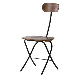 東谷 フォールディングチェア デスクチェア チェアー 椅子 折りたたみ シンプル おしゃれ ブラック PC-21BK