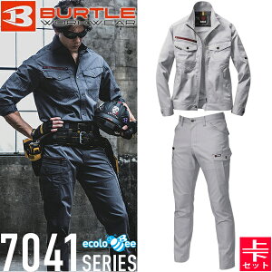 BURTLE(�o�[�g��) ��ƒ� ��ƕ� 7041�E7042 �㉺�Z�b�g 5.�V���o�[ �W���P�b�g&�J�[�S�p���c �Ód�P�A �X�g���b�` �z������ SDGs�Ή�