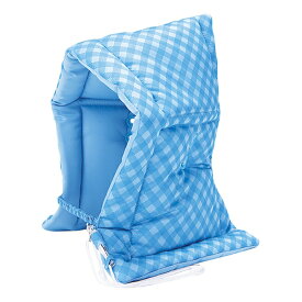 ナカバヤシ 防災ずきん チェックタイプ ブルー BZ-102B