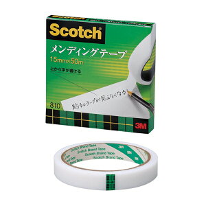 スリーエムジャパン メンディングテープ 15MM×50M 810-3-15