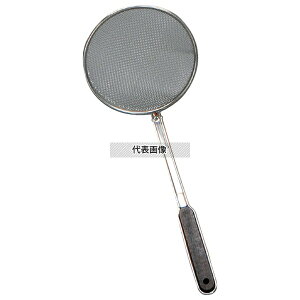 MINEX(ミネックス) 18-8(ステンレス) ローズ柄 そば揚 (8メッシュ) 10インチ φ254 そば揚げ うどん/そば/ラーメン No.0213100