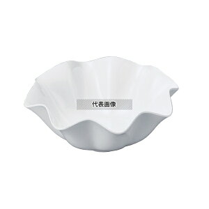若泉漆器 ニューホワイト ウェーブ丸盛鉢 28cm φ286×H120mm 和/洋/中 食器 No.0261430
