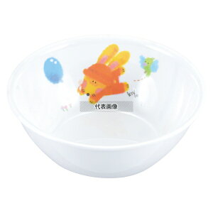 国際化工 メラミン子供食器 スイートラビット 中食器 J1SR 430ml φ140×H51 和/洋/中 食器 No.0979200