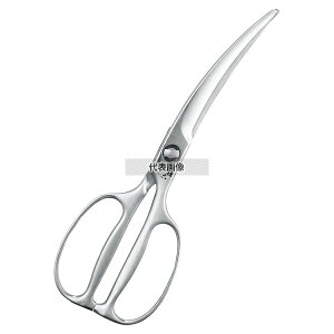 貝印 関孫六 鋳造オールステンレス カーブキッチン鋏 DH3346 全長:220 ハサミ No.1024170