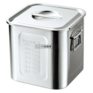 AG 18-8(�X�e�����X) �ڐ��t �p�^�L�b�`���|�b�g 19cm ��t ��6.4L �O��:198×198 �X�g�b�N�|�b�g/�ۑ��e�� No.1153080