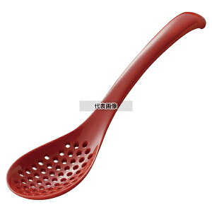 AKEBONO(曙産業) いろいろ使える便利な穴あきレンゲ 大 レッド GM-4104 60×245 カトラリー/箸 No.1769811