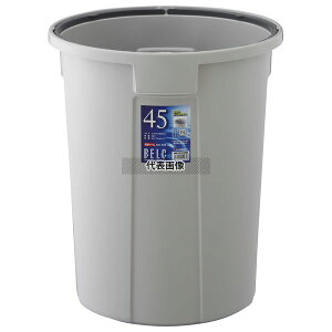 RISU(リス) 新ベルク 丸型ポリペール グレー 70N 本体 PP製 75L φ507×H565mm 清掃/衛生用品 No.4677210
