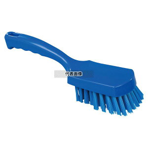 バーキュートプラス 短柄ブラシ ハード 青 69105482 厚さ:35 清掃/衛生用品 No.4766092