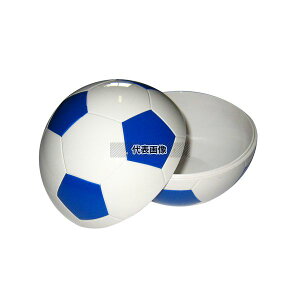 江部松商事 お子様ランチ皿 サッカーボール 小 (仕切ナシ) YB-SRSB ブルー φ135×H125 和/洋/中 食器 No.5049500