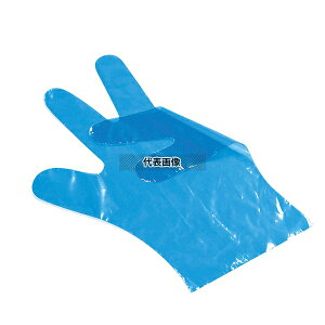 精宏 サクラメン スタンダード手袋 ポリ青 (100枚入) M 30μ 290 手袋 No.5208740