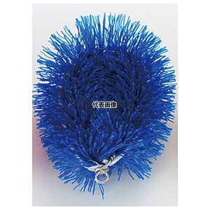 ニューカラーたわし 小 (10個入) 青 120×95×H45 清掃/衛生用品 No.6437160