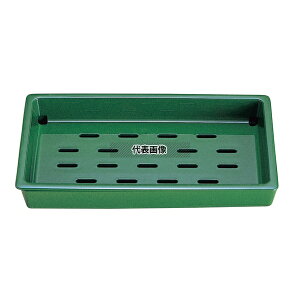若泉漆器 PPネタ受け (水受け付) グリーン 小 202×111×H32 ネタ受け No.6817830