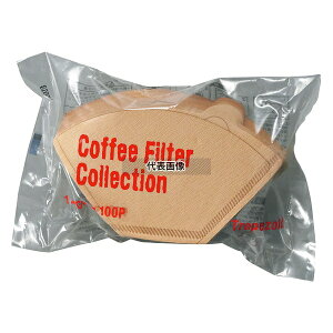 カナエ紙工 コーヒーフィルター 100枚入 EF1-100P 1~2人用 カフェ/サービス用品/トレー No.7546210