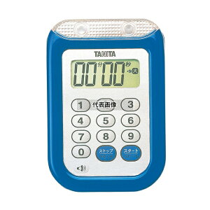 TANITA(�^�j�^) �h���剹�� �^�C�}�[ 100���v TD-377 �u���[ 112×77×H21 No.8644700