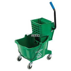 カーライル モップリンガー (サイドプレス) 25L 36908 (09) グリーン 25L 420×470×H870 モップ絞り器 No.8931300