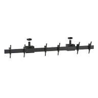 ハヤミ工産(HAMILeX) 天吊り金具 〜50V型 ブラック 左右3連 マルチ サイネージ メニューボード CH-M34B