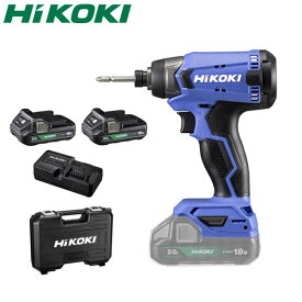 ハイコーキ(HiKOKI) 18V コードレスインパクトドライバ FWH18DA(2BG) (5760-1217) 電池×2個・充電器・ケース付 DIY 電動工具【在庫有り】