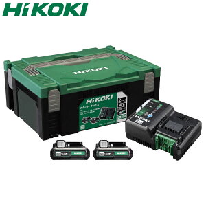 HiKOKI(日立工機) 2ポート急速充電器 UC18YDML スターターキット2 (2L)電池計2個付 BSL1240M搭載品 5780-4492