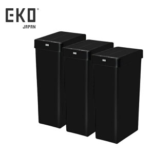 2025SS EKO Original 棚下に置ける ゴミ箱 2個セット 3個セット 自動開閉 センサービン 30L | ゴミ箱 おしゃれ ダストボックス ふた付き 30リットル スリム キッチン 両開き 観音開き リビング センサ