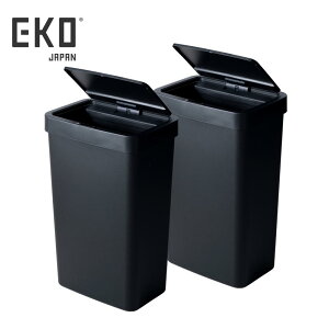 2025SS EKO Original ゴミ箱 2個セット ハナセンサービン 50L | ゴミ箱 50リットル ダストボックス イーケーオー 自動開閉 センサー式 ふた付き おしゃれ シンプル 大容量 電池式 ハナ センサービン