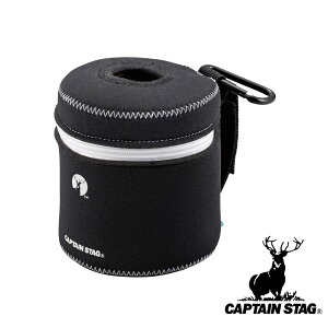 【お得な2個セット】キャプテンスタッグ(CAPTAIN STAG) CS トイレットペーパーケース(ブラック×ホワイト) | ブラック ホワイト ホルダー アウトドア キャンプ カバー 車 ベルト カラビナ付き レ