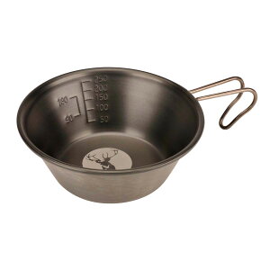 キャプテンスタッグ(CAPTAIN STAG) 黒酸化発色 ステンシェラカップ320ml マルシカ・レーザー | 黒酸化発色 マルシカ レーザー シェラカップ ステンレス ステンレス製 日本製 燕三条産 キャンプ 食