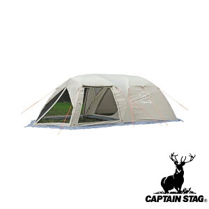 キャプテンスタッグ(CAPTAINSTAG) モンテ スクリーンツールームドームテント 5~6人用 UA-0044 | モンテ 6人用 キャンプ テント アウトドア パール金属 タープ バーベキュー キャンプ用品 ファミリー