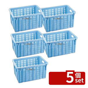 �y5�Z�b�g�zRISU(���X) �v���X�P�b�g No.750 ��� BL PP�� 75L 667×470×H331mm �J�S No.0442900