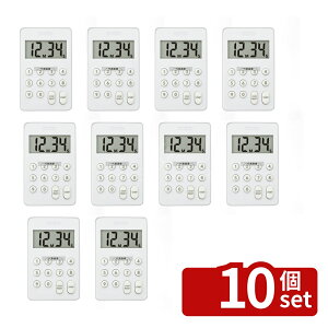 �y10�Z�b�g�z�^�j�^ TANITA(�^�j�^) �e���L�[�^�C�}�[ TD415WH �z���C�g 61×97×16 �^�C�}�[ No.6814711